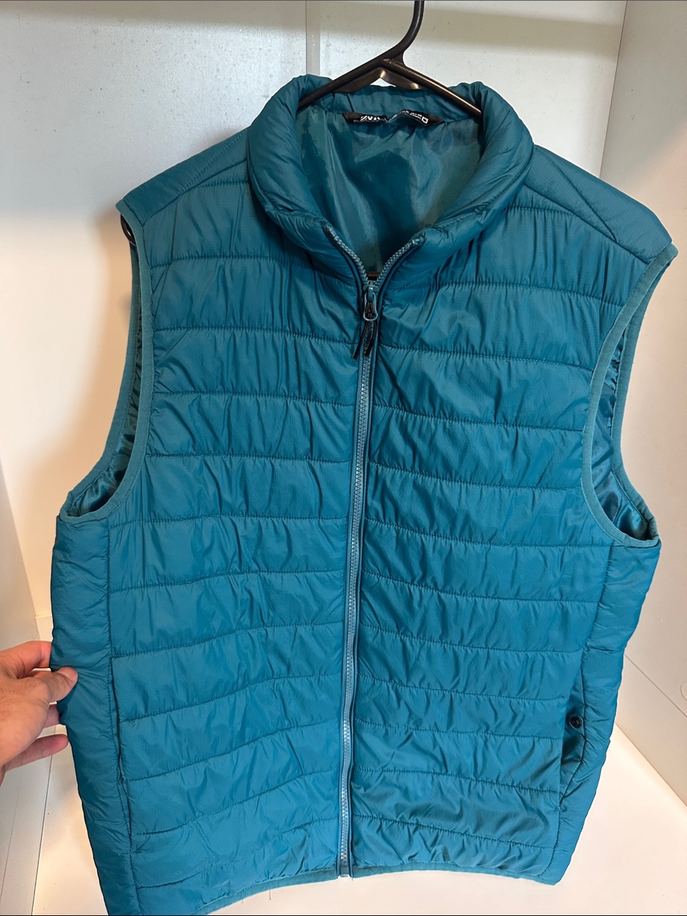 Zara Teal Quilted Puffer Vest for Kids